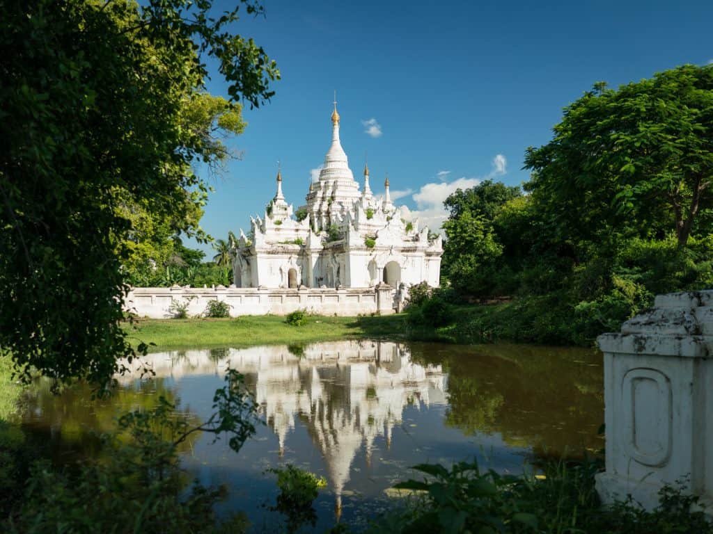 Desada Taya (White Temple), Inwa, Mandalay, Myanmar (2017-09)