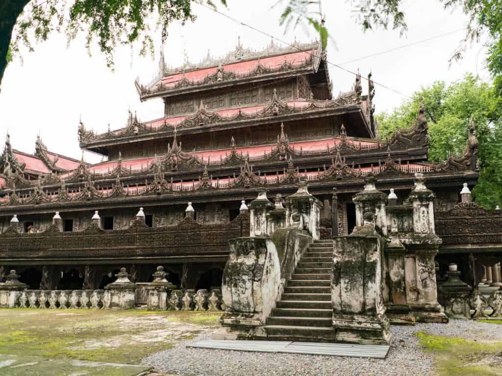 Golden Palace Monastery, Mandalay, Myanmar (2017-09)