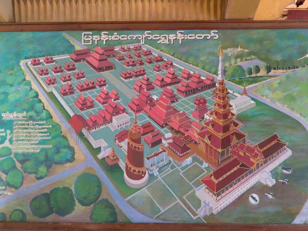 Plan of the Mandalay Royal Palace, Myanmar (2017-09)