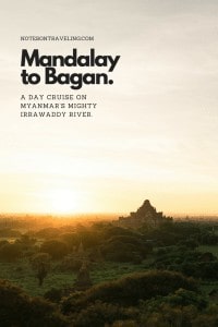 Of the many options of going from Mandalay to Bagan in Myanmar, the Irrawaddy River cruise is certainly the most relaxing and impressive. I booked a seat on the MGRG Express and let the crew and Myanmar's landscapes spoil me for the day. Includes practical info on prices and logistics. #travelguide #rivercruise #bagansunrise