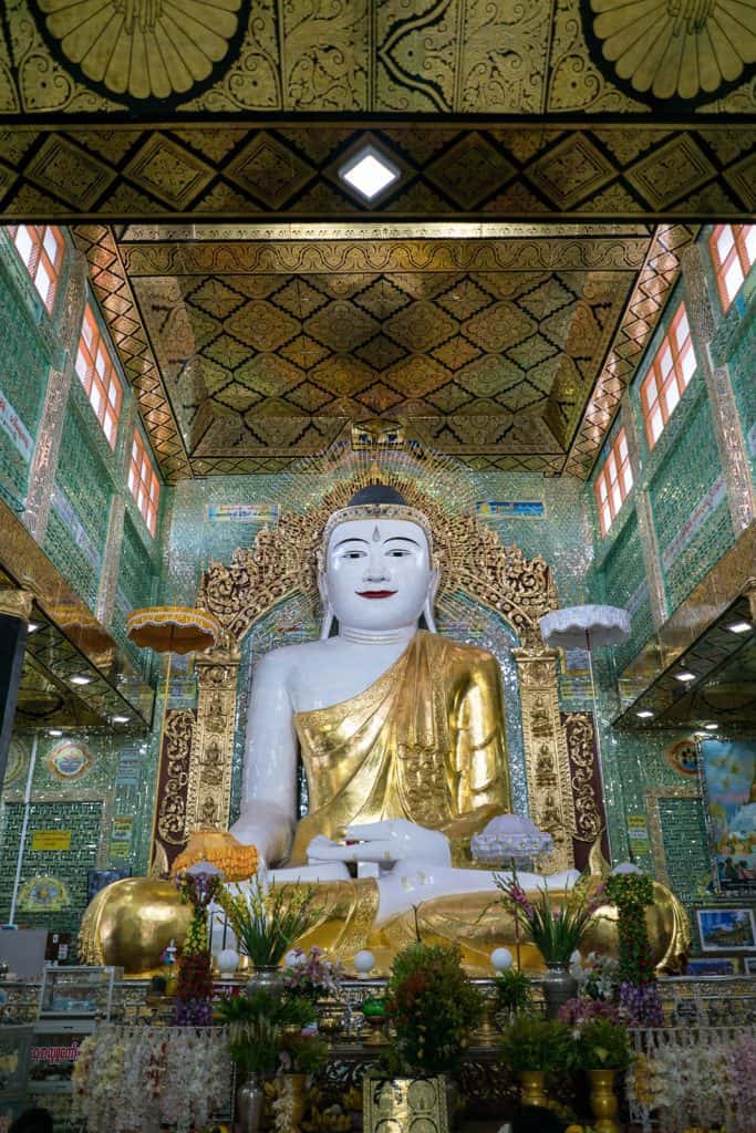 Buddha at Soon U Ponya Shin Pagoda , Sagaing, Mandalay, Myanmar (2017-09)