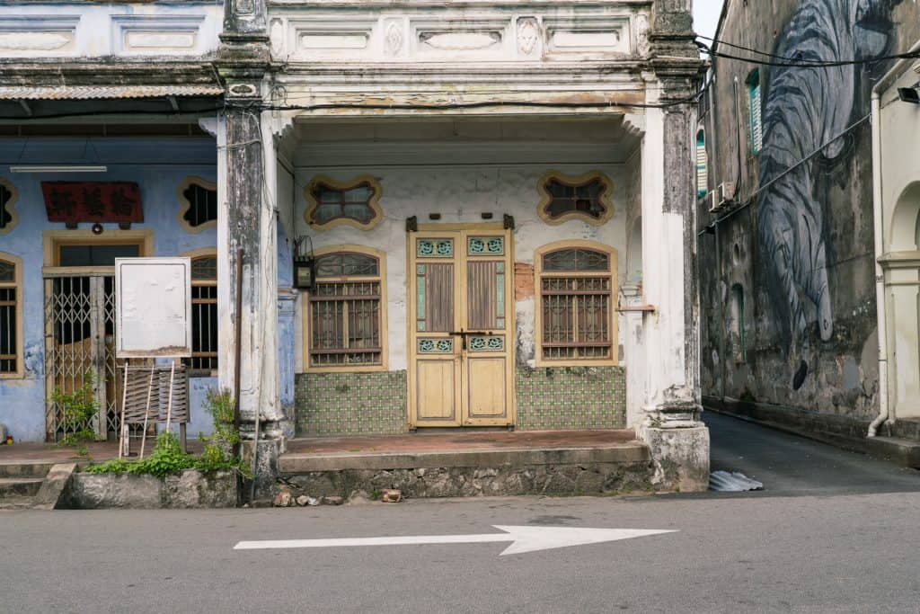 Entrance to a Chinese shop house - George Town, Penang, Malaysia - 20171217-DSC02878