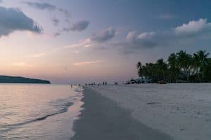 Sunset at Pantai Cenang beach, Langkawi, Malaysia