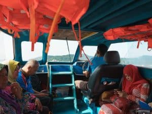 On the Temburong ferry, Bandar Seri Begawan, Brunei