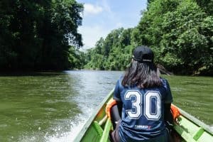 On the boat during Ulu Temburong National Park tour, Brunei