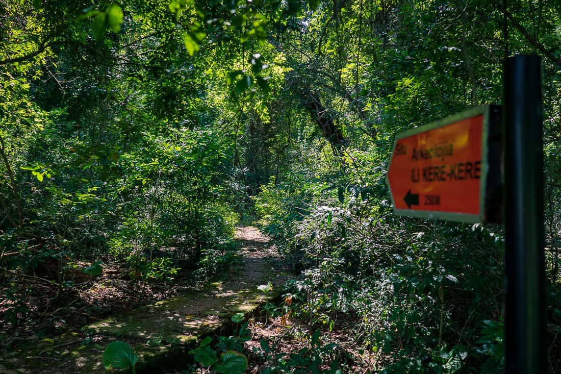 Path to Kere Kere rock paintings, Tutuala, East Timor