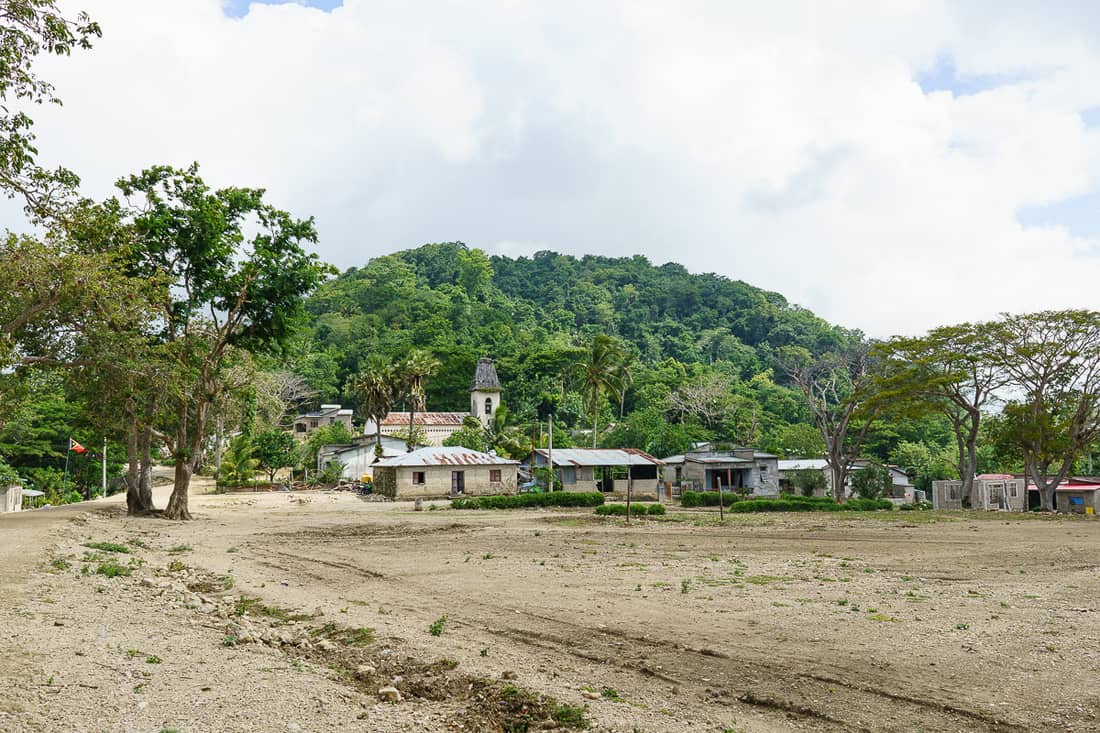 Tutuala church and main square, East Timor