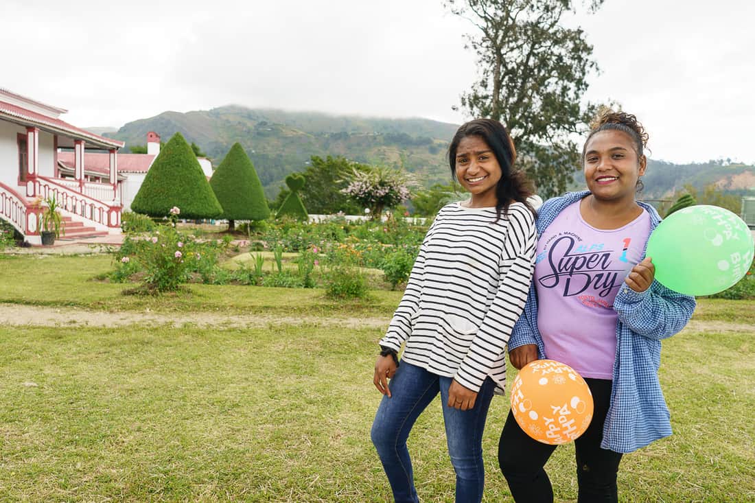 Birthday party at the Maubisse Pousada, East Timor