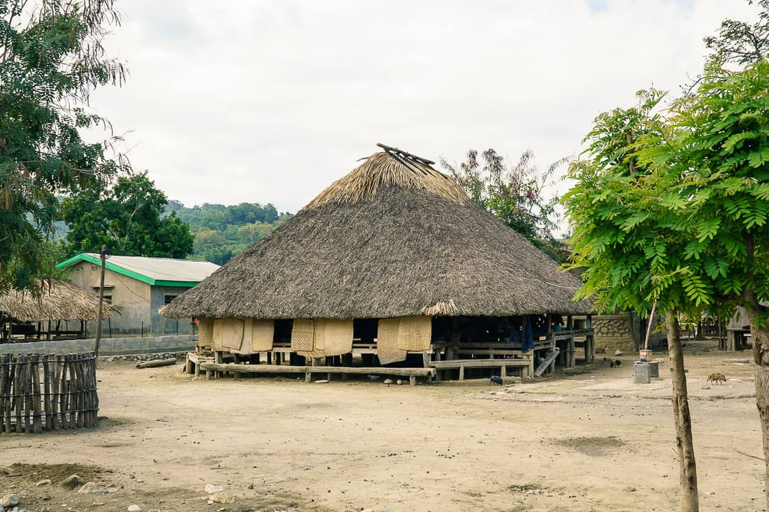 Suai traditional family house, East Timor