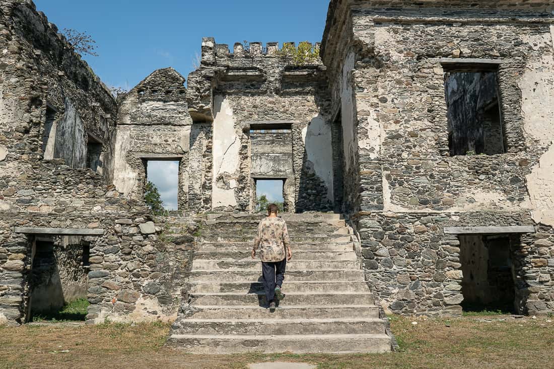 Carola at Ai Pelo prison, Liquica, East Timor