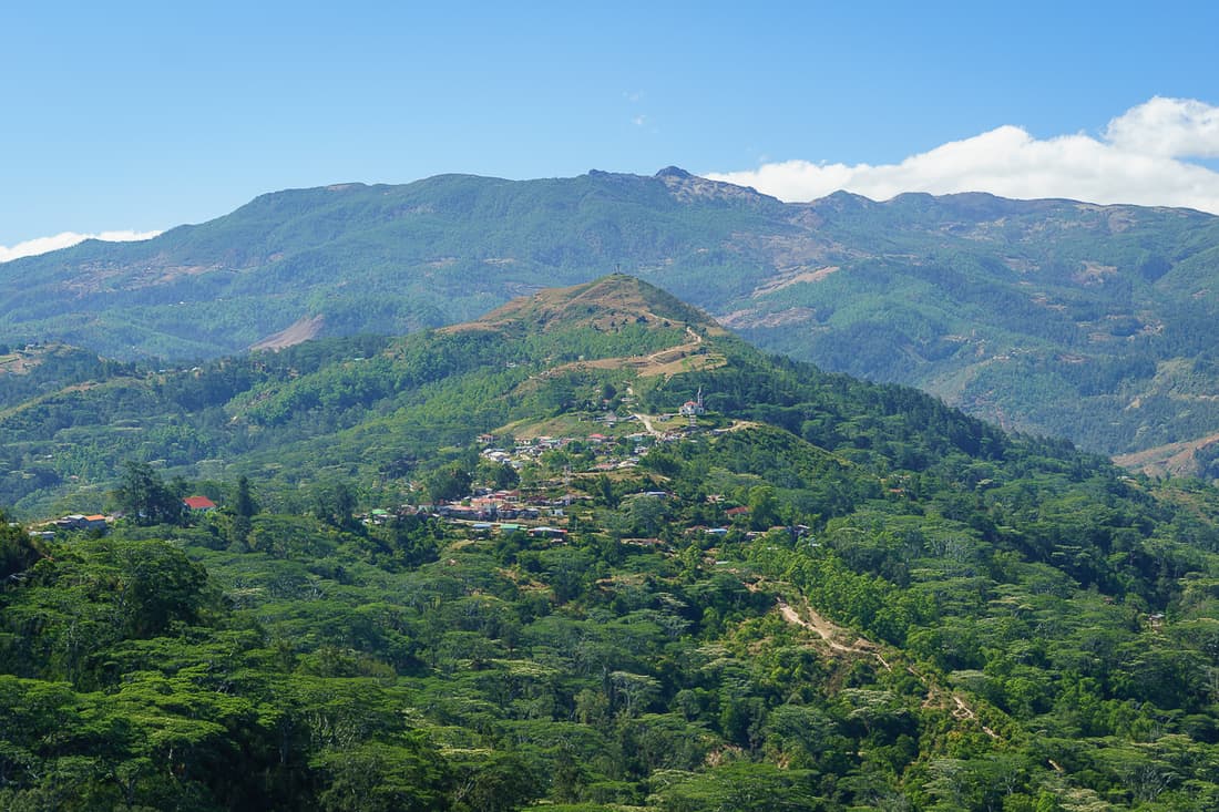 View of Letefoho, East Timor