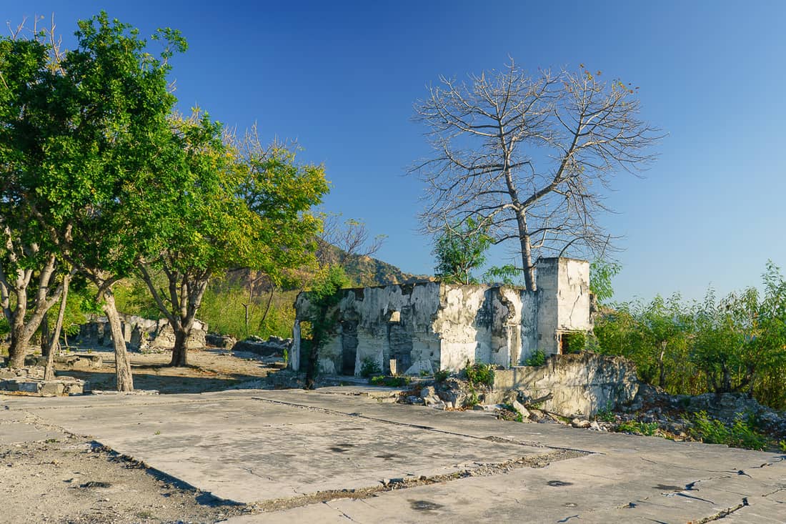 Faot Sub prison ruin, Pante Macassar, Oecusse, East Timor